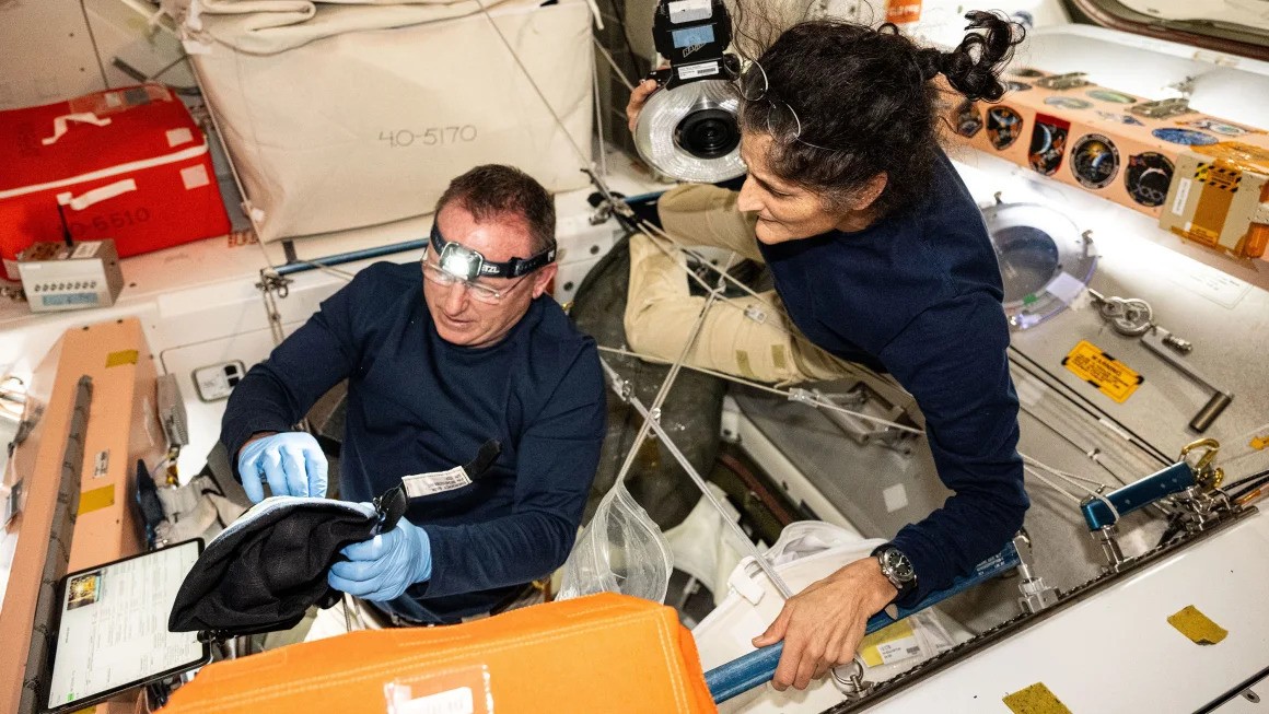 NASA astronauts Butch Wilmore and Suni Williams